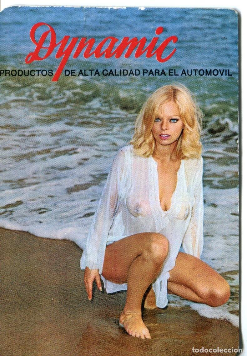 Calendriers: CALENDARIO 1973 CHICA AUTOMOVIL DYNAMIC LIQUIDO FRENOS ANTICONGELANTES