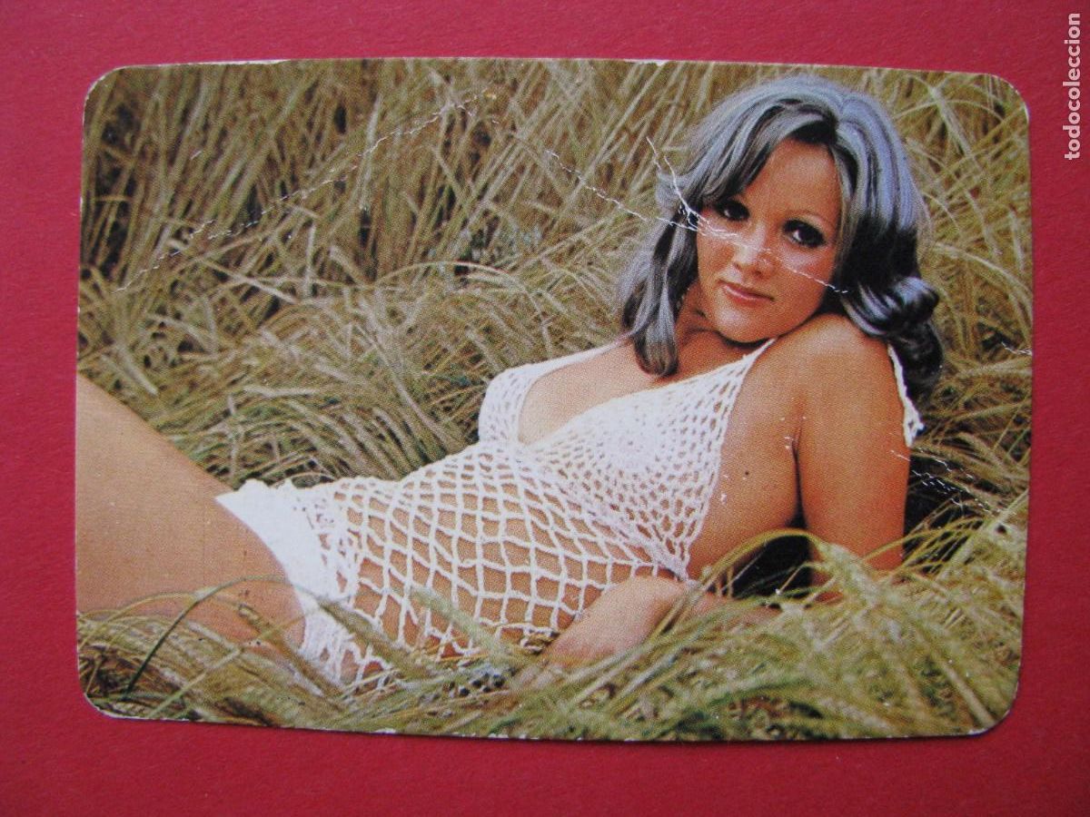 Calend&aacute;rios: CALENDARIO DE BOLSILLO. CHICA. PUBL. BAR LOS VILLARES, MALAGA 1976.