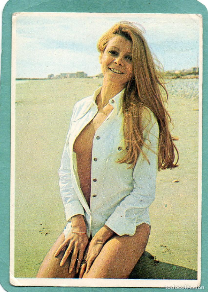 Calendars: Calendario de Chicas 1975 - SERIE 75 B3 - PLAYA N&ordm; 12 - DLB. 42.823