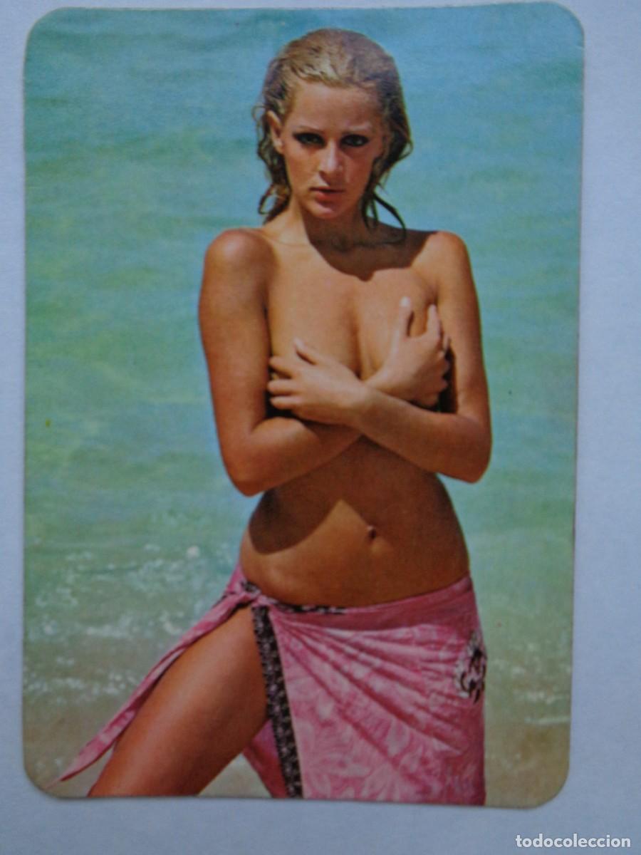 Calendarios: CALENDARIO DE BOLSILLO DE 1975 CON CHICA. PUBLICIDAD ALMACEN DE HIERROS , BARCELONA