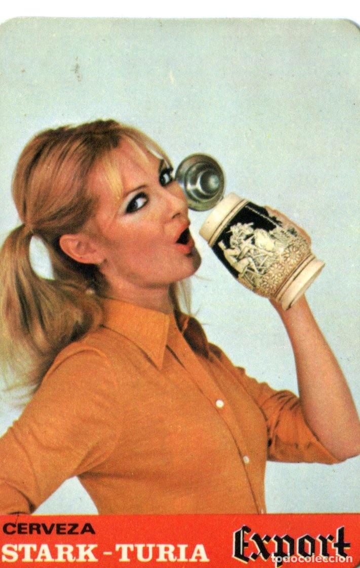 Calendars: Calendario de Publicidad 1973 - CERVEZAS STARK - EL TURIA (Bebidas) Chica