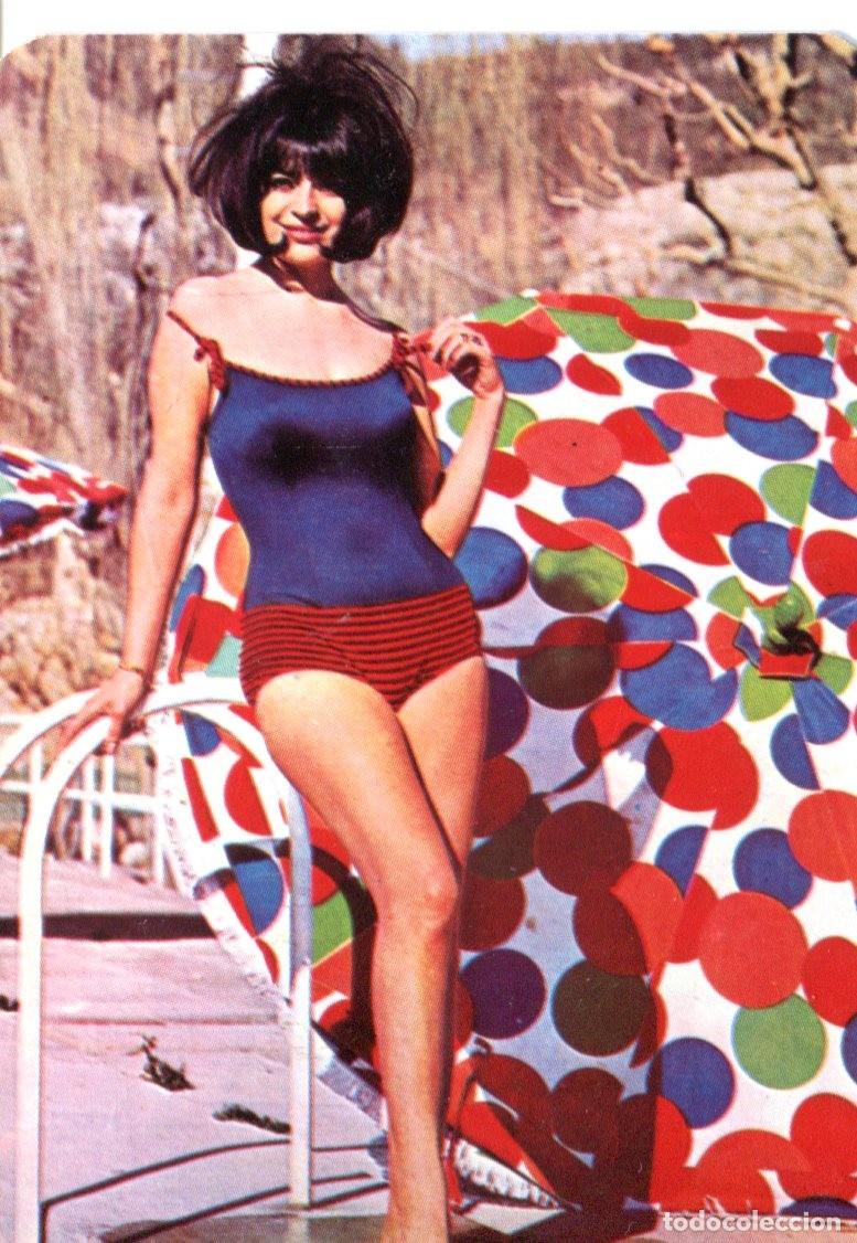 Kalender: CALENDARIO DE SERIE A&Ntilde;O 1970 CHICA CON PUBLICIDAD