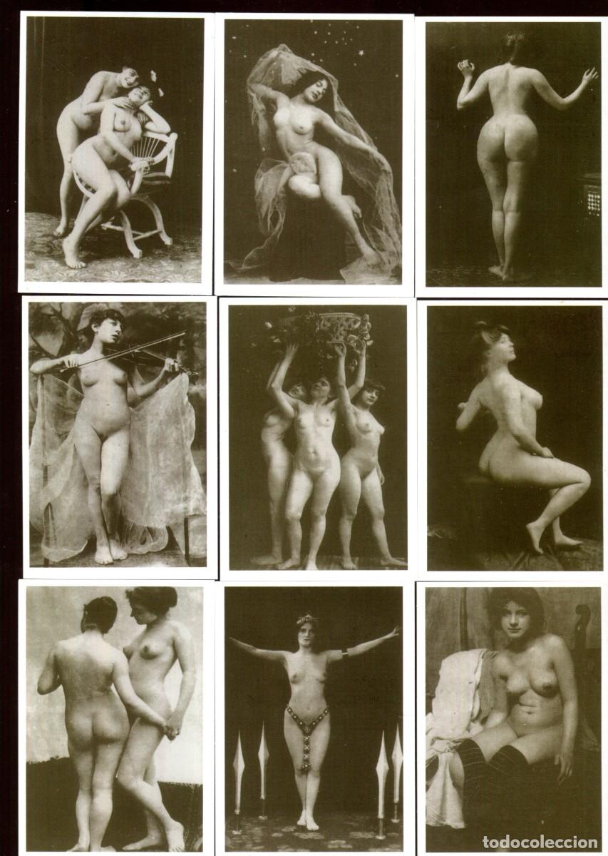 Calendriers: SERIE DE 9 CALENDARIOS CHICAS DESNUDOS ANTIGUOS EROTICOS B/N A&Ntilde;O 2013