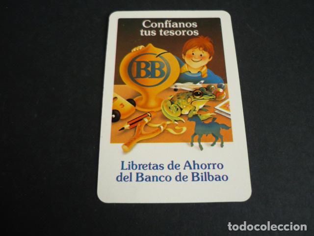 Calendarios: CALENDARIO DE BOLSILLO FOURNIER 1981 BANCO DE BILBAO LIBRETAS DE AHORRO