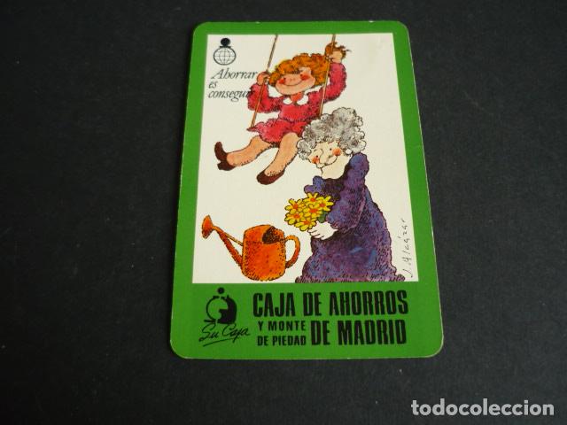 Calendarios: CALENDARIO DE BOLSILLO FOURNIER 1981 CAJA DE AHORROS Y MONTE DE PIEDAD DE MADRID