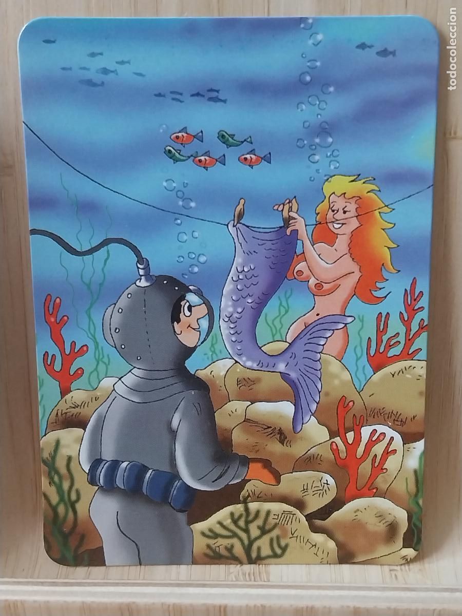 Calendarios: ILUSTRACION PICARA SIRENA 2000 CALENDARIO PUBLICIDAD SANEAMIENTOS CAMPANAR MADRID BO 600