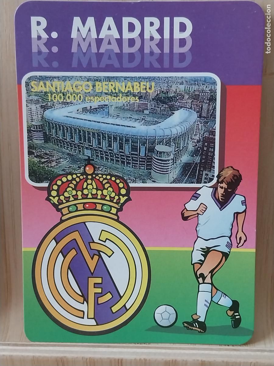 Calendarios: ILUSTRACION REAL MADRID ESTADIO CALENDARIO 1998 PUBLICIDAD TONI PARK PARQUETS MADRID REF 174