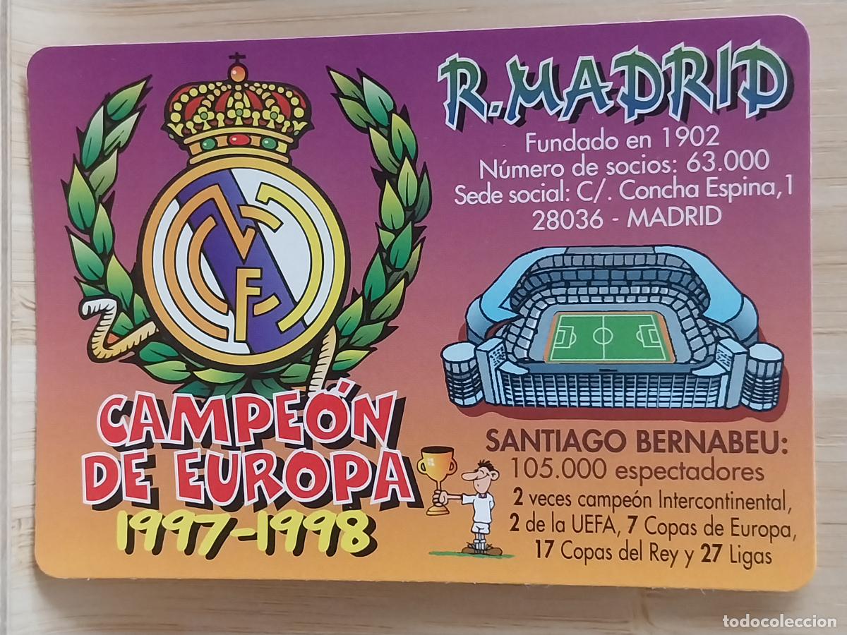 Calendarios: ILUSTRACION REAL MADRID ESTADIO CALENDARIO 2000 PUBLICIDAD CAFE LOS ARCOS EL ESPINILLO W.C.B. 313