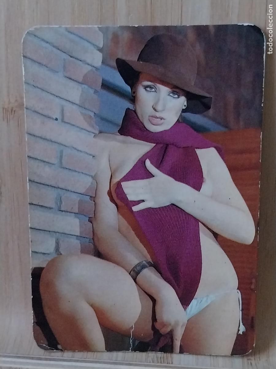 Calendarios: CALENDARIO ER&Oacute;TICO BUFANDA GORRO 1977 PUBLI RECAMBIOS HNOS NU&Ntilde;EZ MADRID REF DLB 54104