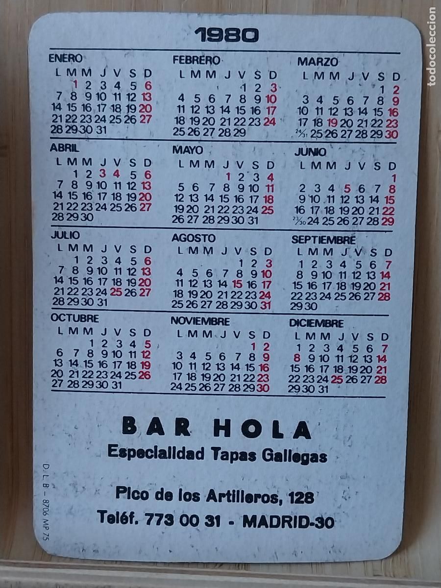 Calendarios: CALENDARIO EROTICO MUJERE JOVEN A&Ntilde;O 1980 PUBLI HOLA PICO ARTILLEROS REF MP 75
