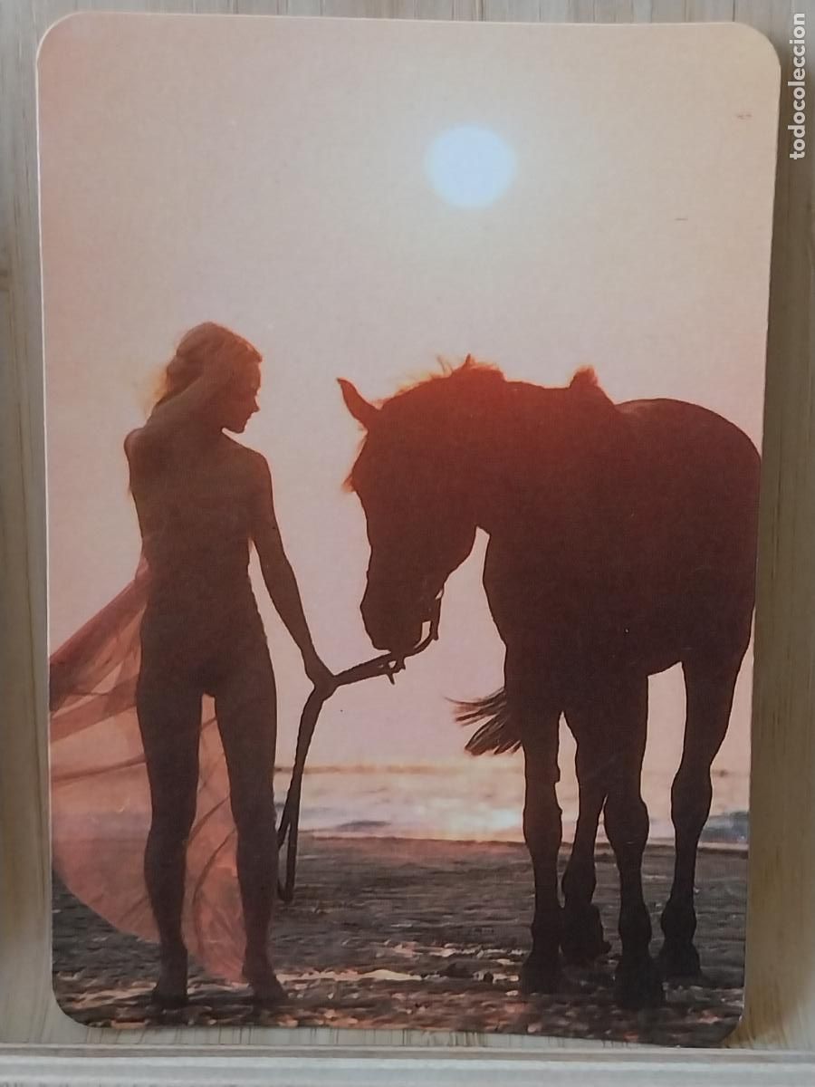 Calendarios: CALENDARIO EROTICO SILUETA MUJER CABALLO A&Ntilde;O 1984 PUBLI C.F. PANCAS D EZEQUIEL REF MP 35