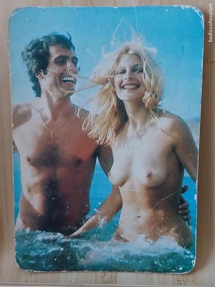 Calendarios: CALENDARIO EROTICO PAREJA A&Ntilde;O 1977 PUBLICIDAD BAR CECILIA PUIGCERDA REF DLB 54087
