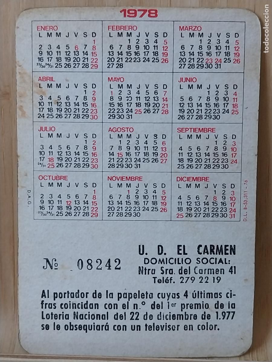 Calendarios: CALENDARIO EROTICO PISCINA FLOTANDO A&Ntilde;O 1978 PUBLICIDAD U D EL CARMEN LOTERIA REF 53 311 76
