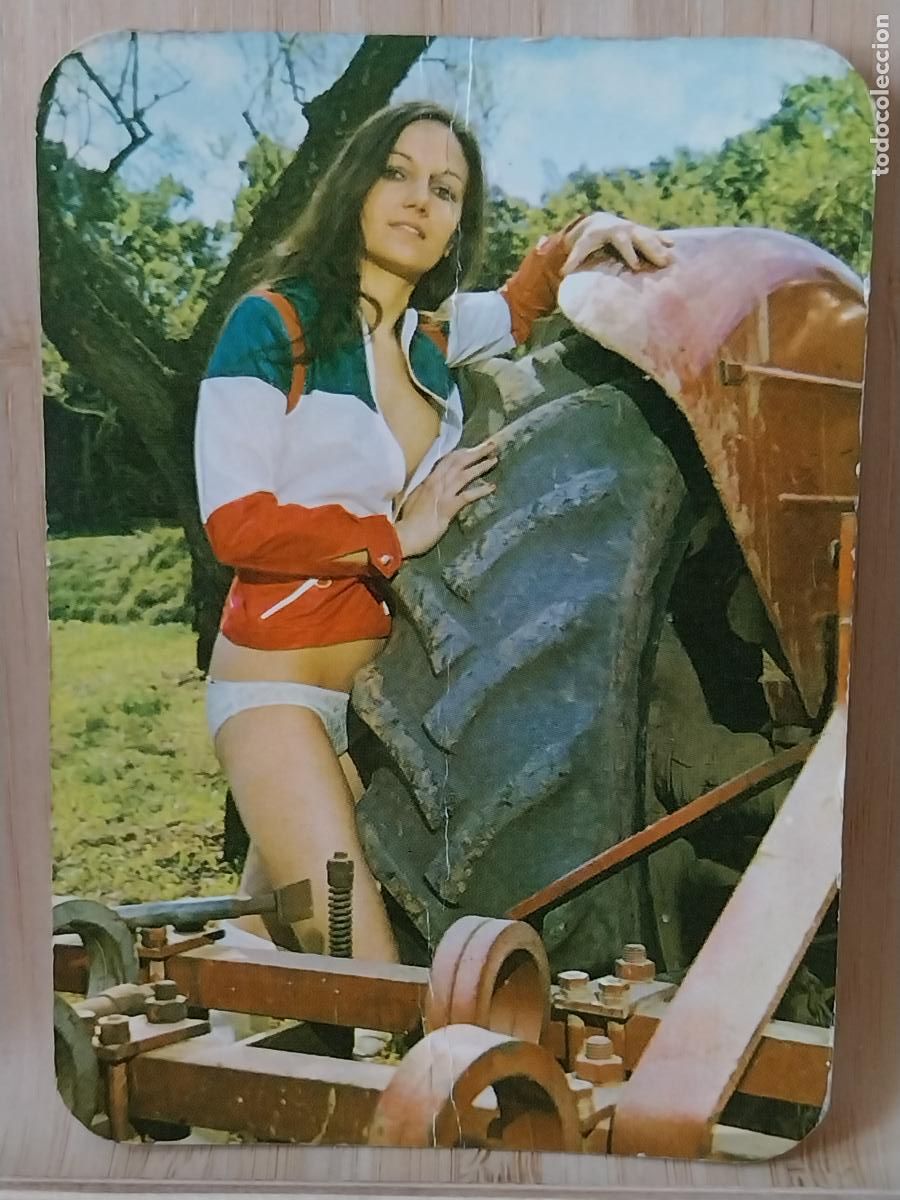 Calendarios: CALENDARIO EROTICO TRACTOR A&Ntilde;O 1977 PUBLICIDAD CAFE SOMOZAS FERROR CAUDILLO