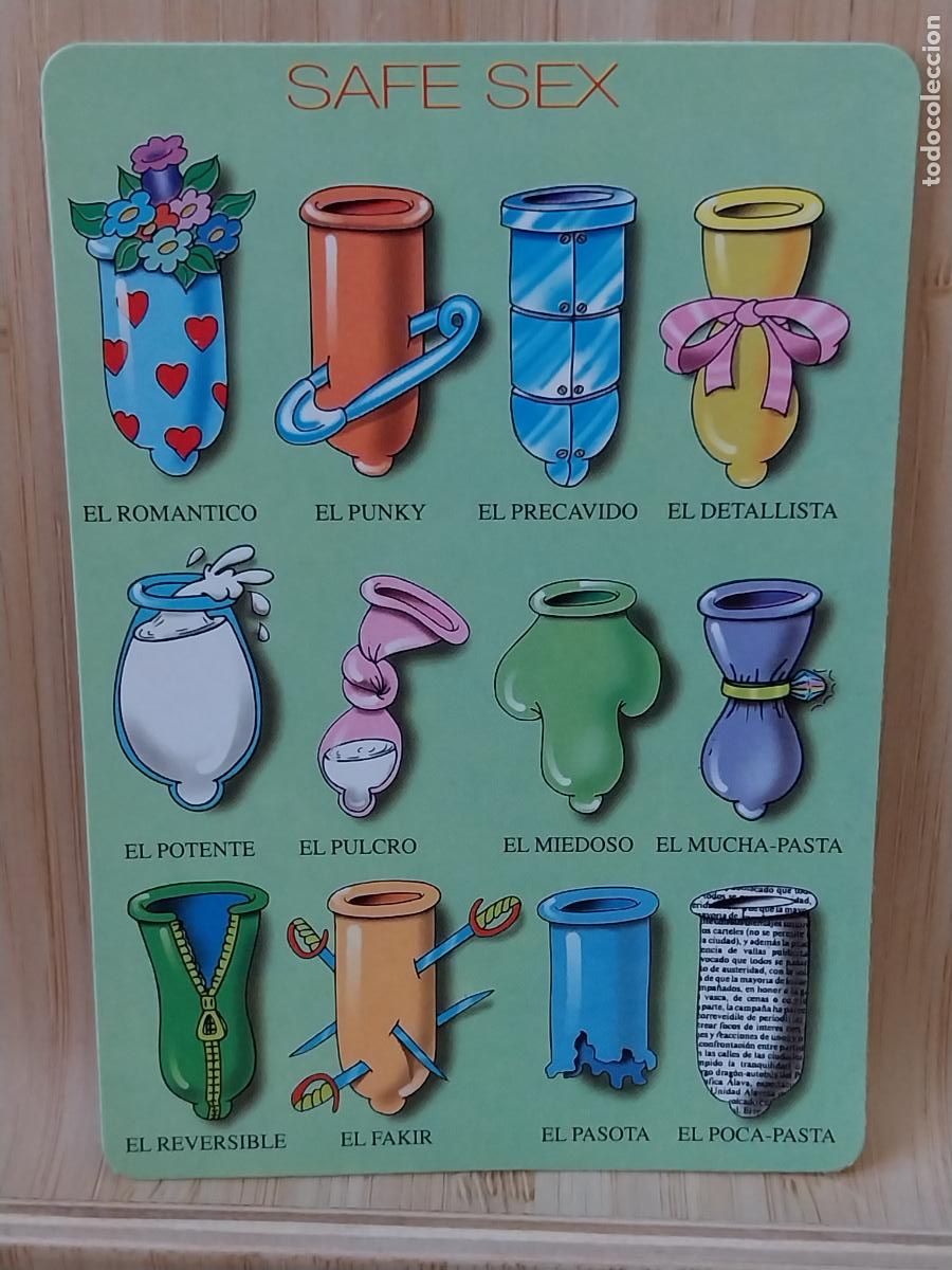 Calendarios: SAFE SEX ADULTOS CALENDARIO 1996 PUBLI BAR TERTULIA BUSTOS W.C.B. 65 CONDONES