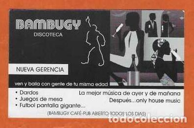 Calendarios: CALENDARIO DE BOLSILLO A&Ntilde;O 2007 BAMBUGY DISCOTECA - GANDIA (VALENCIA) - VER FOTO REVERSO
