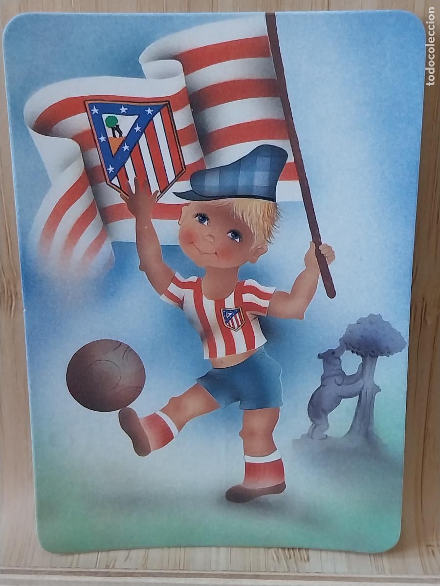 Calendarios: AT MADRID ILUSTRACION A&Ntilde;O 1988 * PUBLI PUB KING MOTAUTO MADRID REF MP 150