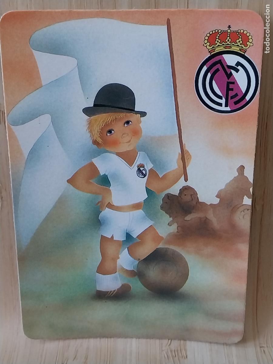 Calendarios: REAL MADRID ILUSTRACION A&Ntilde;O 1990 * PUBLI FOTOCOPIAS IMAGEN VALLECAS REF MP 166