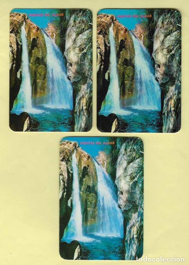 Calendarios: 3 CALENDARIOS BOLSILLO A&Ntilde;OS 1987- 1996 FUENTES DEL ALGAR - CALLOSA D'EN SARRIA - VER FOTO REVERSOS