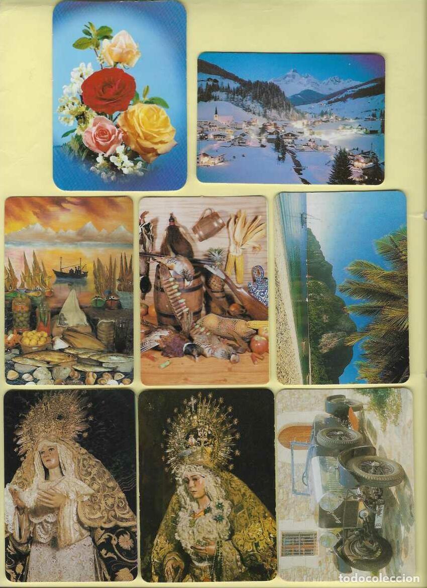 Calendarios: 8 CALENDARIOS BOLSILLO A&Ntilde;OS 1984-2000 PUBLICICAD SEGUROS LA DOLOROSA - ALICANTE - VER FOTO REVERSOS