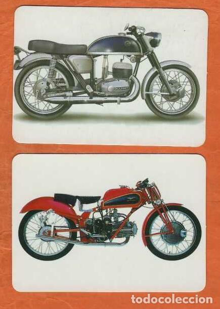 Calendarios: 2 CALENDARIOS DE BOLSILLO A&Ntilde;OS 2007 - 2008 MOTOS ANTIGUAS - CON PUBLICIDAD - VER FOTO REVERSOS