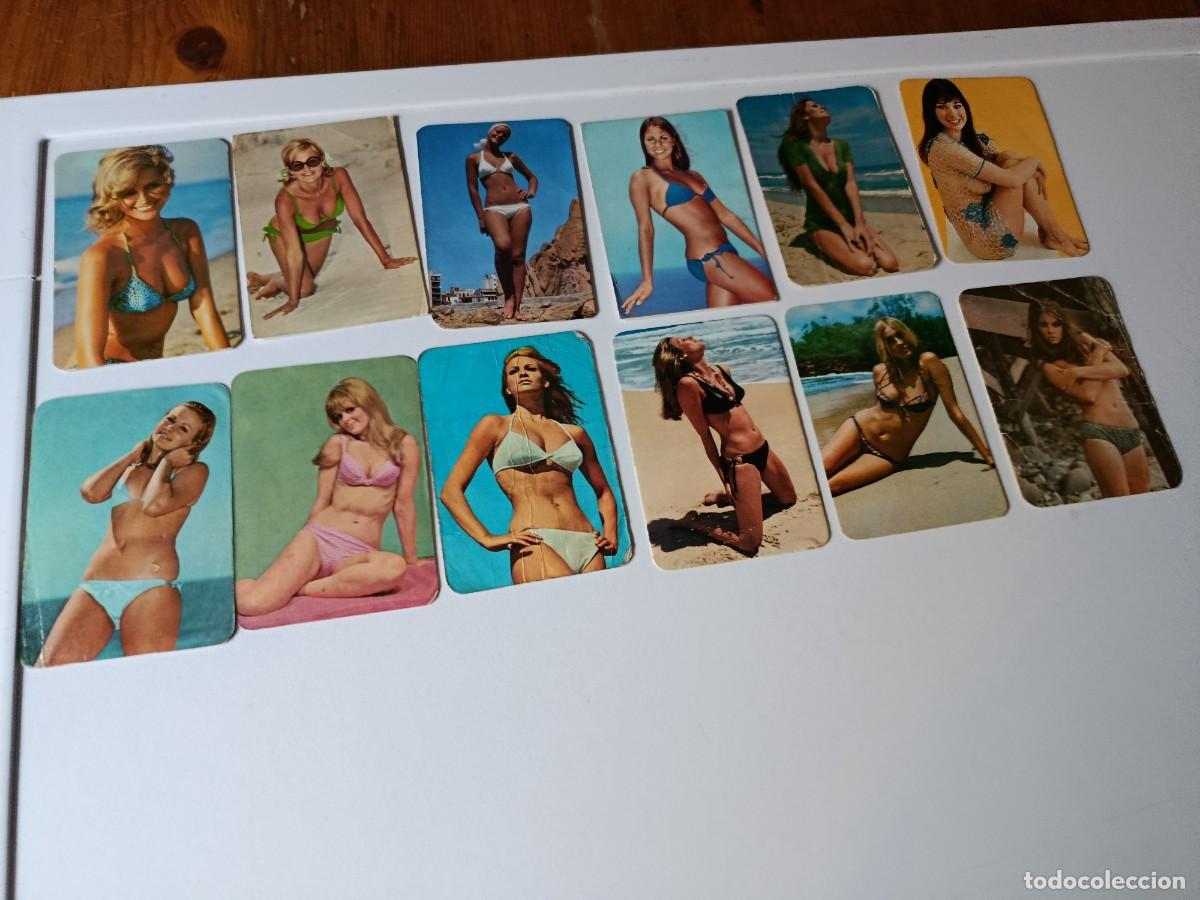 Calendarios: 12 CALENDARIO DE BOLSILLO O ALMANAQUE A&Ntilde;O 1973 VER FOTO
