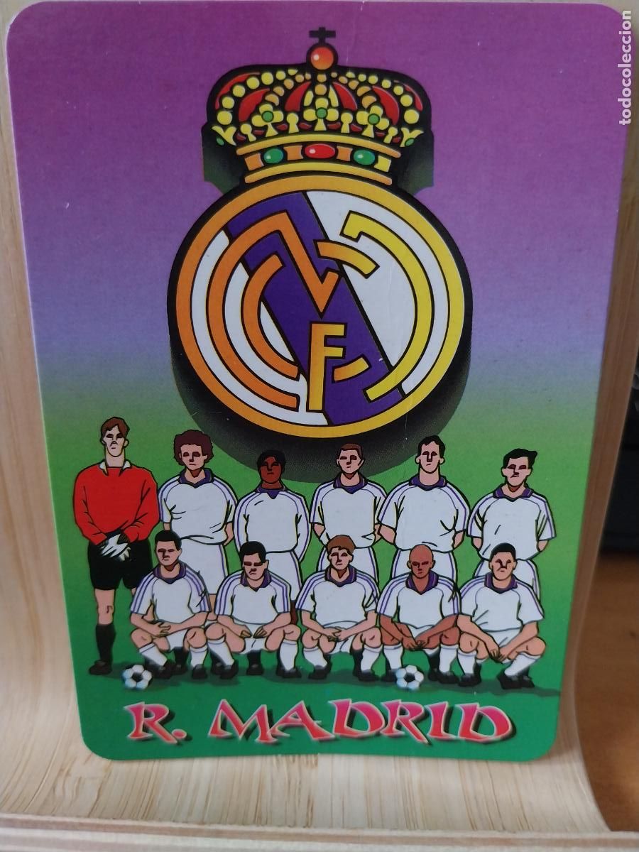 Calendarios: ILUSTRACI&Oacute;N REAL MADRID CALENDARIO A&Ntilde;O 2001 PUBLICIDAD PELUQUERIA TOMAS REF 2002