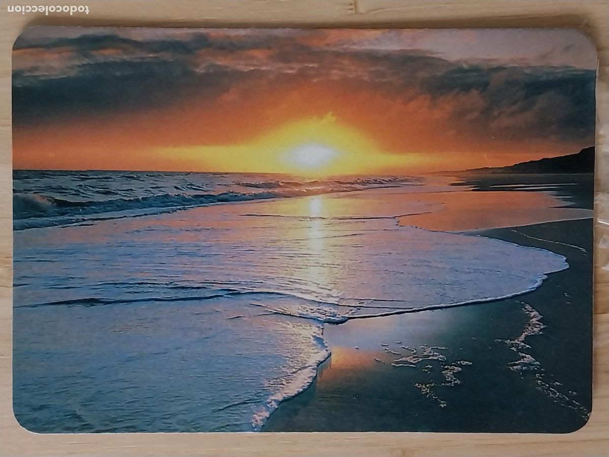 Calendarios: ATARDECER MARINO CALENDARIO 1993 PUBLI ASADOR RECENTAL MOSTOLES REF WCB 45