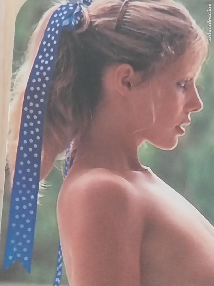 Calendarios: MUJER COLETA CINTA AZUL CALENDARIO ADULTOS 1987 PUBLI NUEMATICOS JUAN MOYA REF 846
