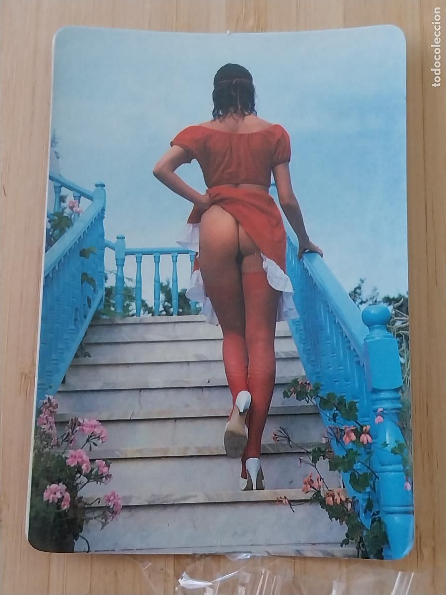 Calendarios: MUJER ESCALERAS ADULTOS 1988 PUBLI CARROCERIAS FATIMA REF MP 145