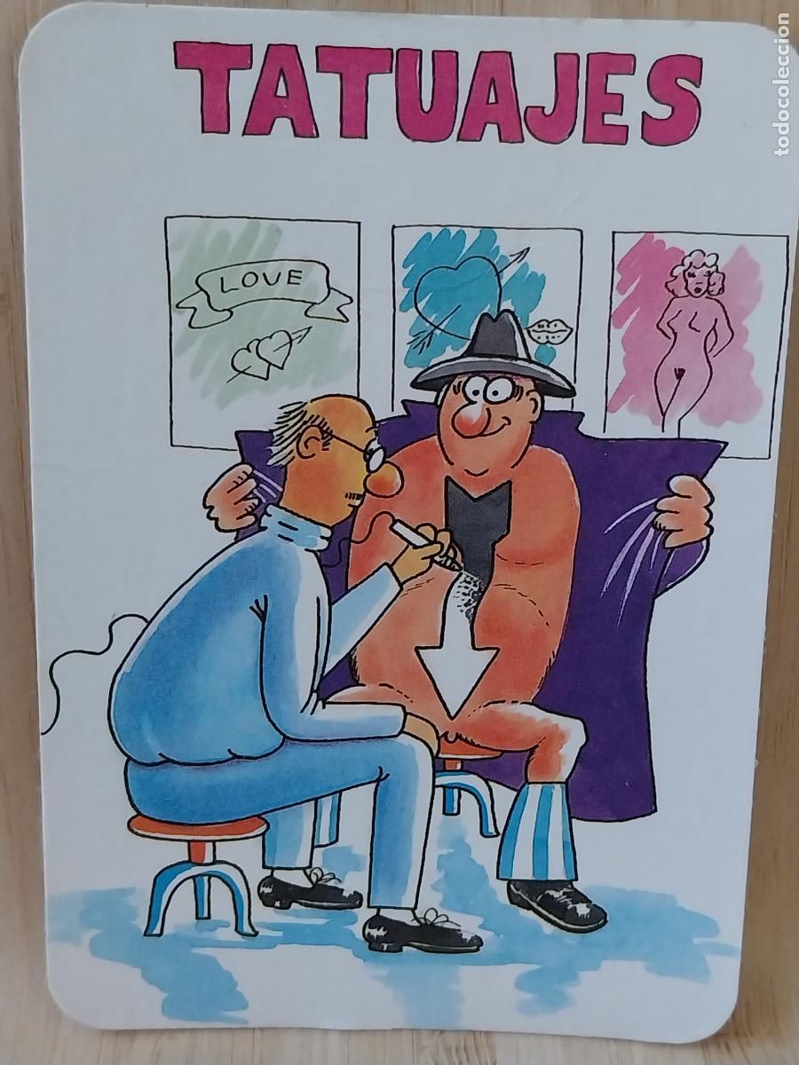 Calendarios: HUMOR ADULTO ILUSTRACION CALENDARIO A&Ntilde;O 1991 PUBLI *** BAR SAWER *** REF WCB 52