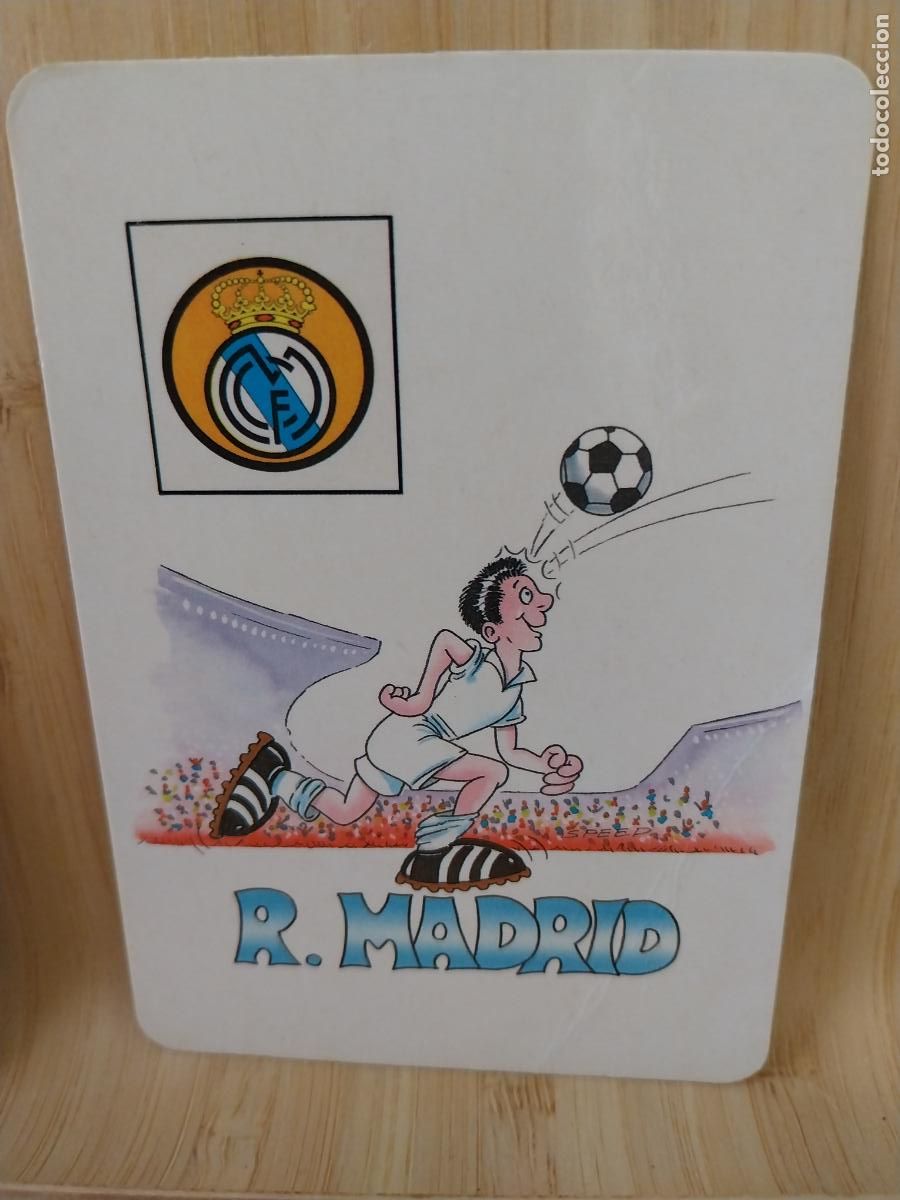Calendriers: REAL MADRID ILUSTRACION CALENDARIO A&Ntilde;O 1993 PUBLI ***PUB SILIKONA MORATALAZ *** REF WCB 211