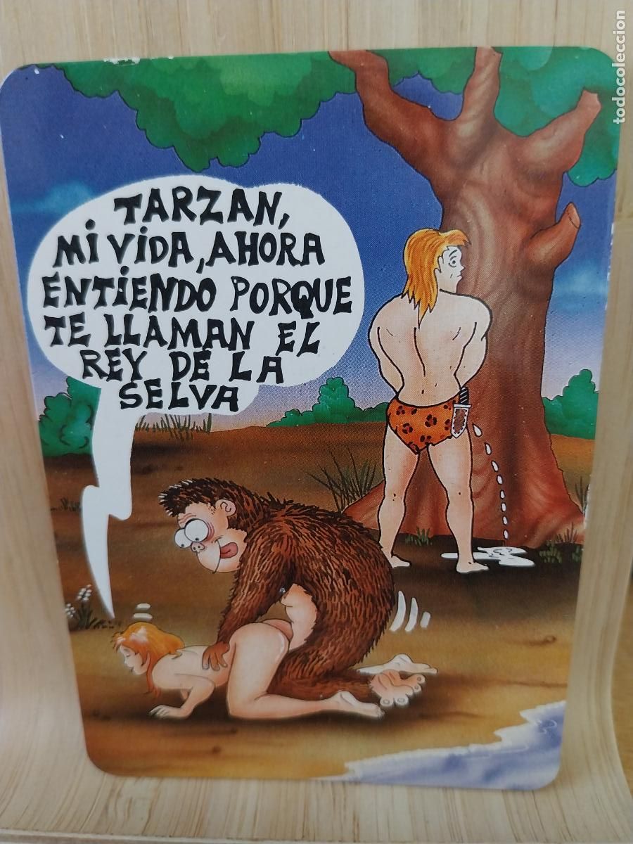 Calendarios: TARZAN -- ILUSTRACION CALENDARIO A&Ntilde;O 1994 PUBLI *** BAR MONTEPINOS *** REF BO5884