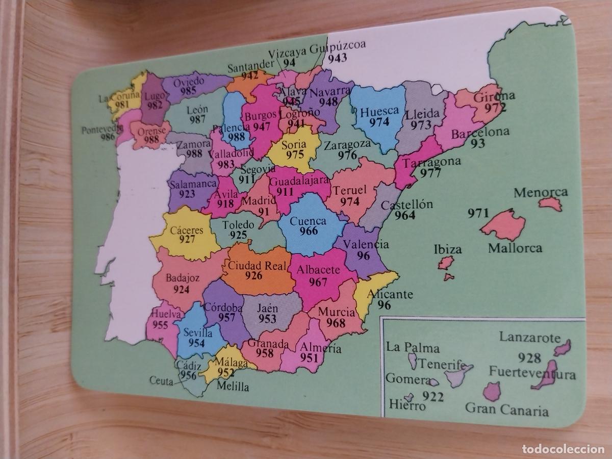 Calendarios: MAPA PREFIJOS ILUSTRACION CALENDARIO A&Ntilde;O 1990 PUBLI *** GADOVI VIDEO CLUB *** REF CLB 2001