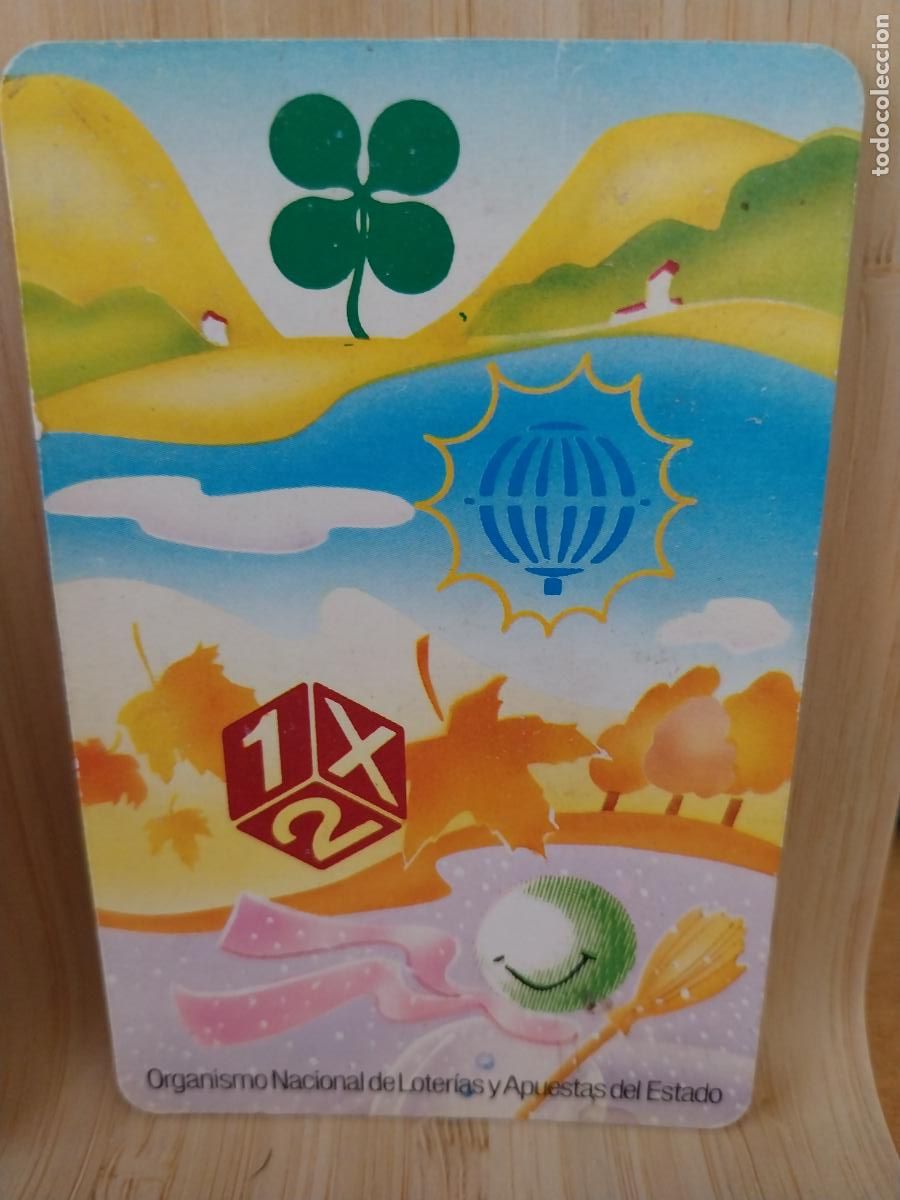 Calendars: LOTERIAS * CALENDARIO A&Ntilde;O 1991 PUBLI *** APUESTAS ESTADO *** REF ARTEGRAF