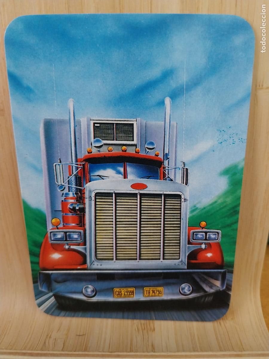 Calendars: CAMION TRUCK ILUSTRACION * CALENDARIO A&Ntilde;O 1992 PUBLI *** BAR BIARRITZ *** REF WCB 302