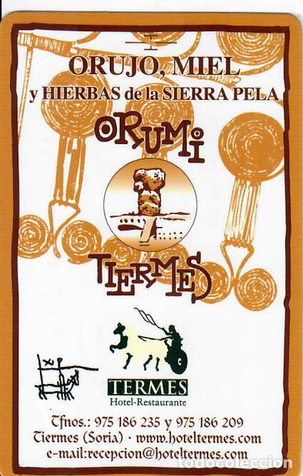 Calendars: CALENDARIO DE PUBLICIDAD - A&Ntilde;O 2005 - HOTEL RESTAURANTE TERMES - SORIA
