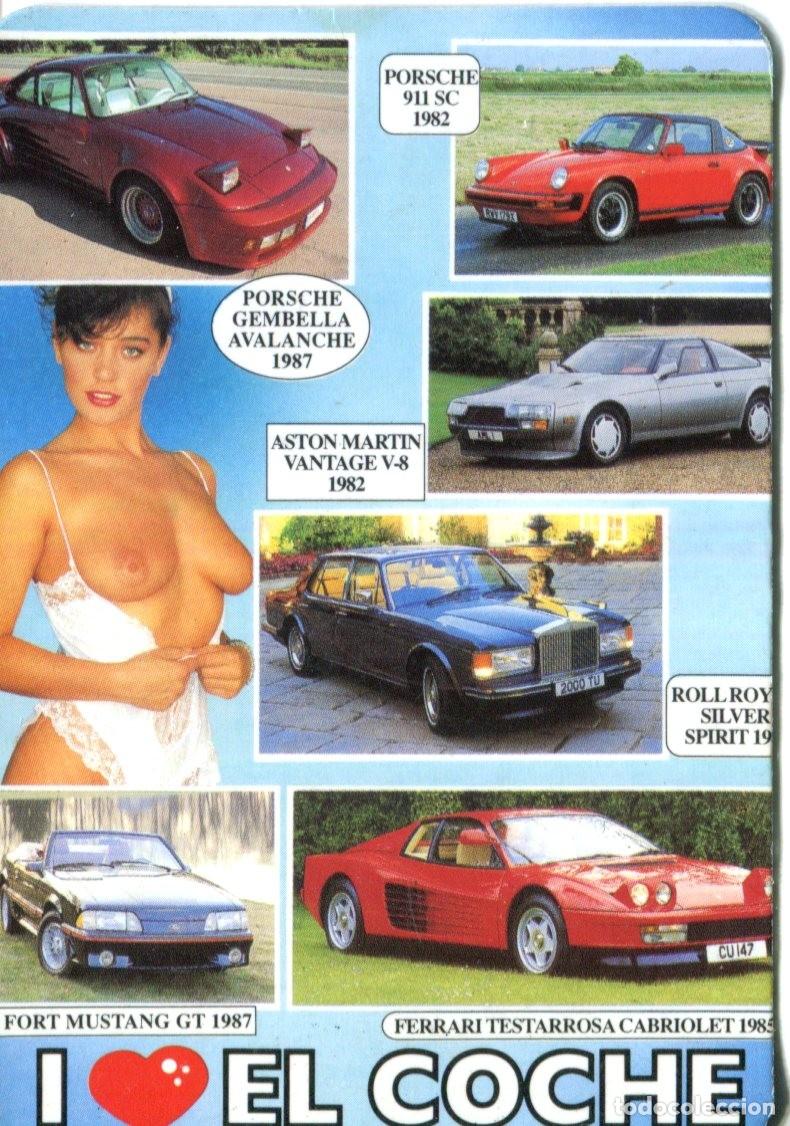 Calendarios: CALENDARIO DE SERIE CHICA EROTICO DESNUDO SEXY A&Ntilde;O 1994 COCHES
