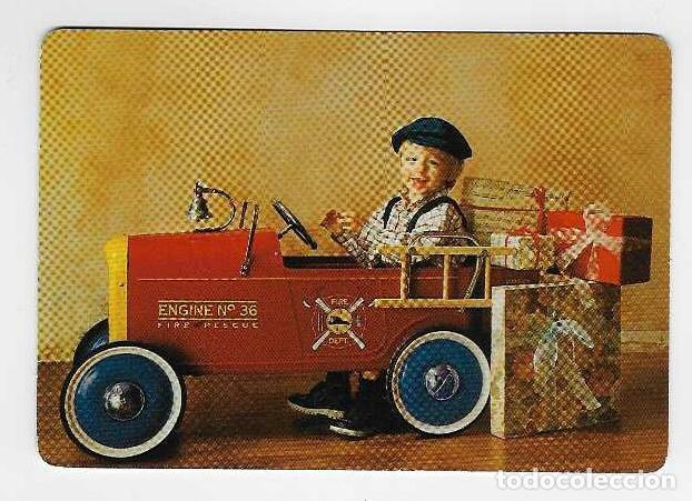 Calendarios: CALENDARIO DE BOLSILLO A&Ntilde;O 2013 NI&Ntilde;O Y COCHE DE JUGUETE - VER FOTO REVERSO