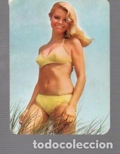 Calendarios: CALENDARIOS DE BELLA SE&Ntilde;ORITA DEL N&ordm;.7 DEL A&Ntilde;O 1971 PUBLICIDAD BAR GELO BARCELONA