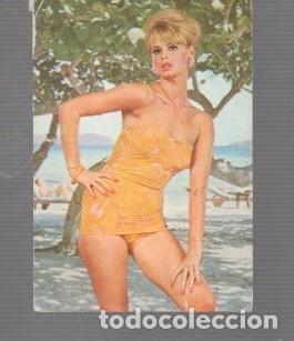 Calendarios: CALENDARIOS DEL 1971 BELLA SE&Ntilde;ORITA DE PUBLICIDAD BAR RESTAURANTE QUIMET GERONA