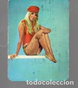 Calendarios: CALENDARIOS DEL 1971 BELLA SE&Ntilde;ORITA DE PUBLICIDAD BAR LA FERRADURA REUS