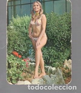 Calendarios: CALENDARIOS DEL 1971 BELLA SE&Ntilde;ORITA DE PUBLICIDAD BAR SANTA ISABEL MEQUINENZA
