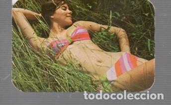 Calendarios: CALENDARIOS DEL 1972 BELLA SE&Ntilde;ORITA DE PUBLICIDAD BAR BON REPOS BA&Ntilde;OLAS