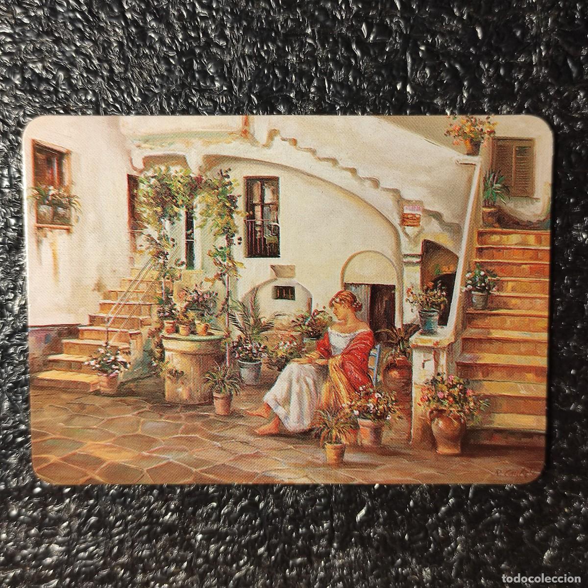 Calendarios: CALENDARIO DE BOLSILLO PINTURA PATIO ANDALUZ .** R. CAUBET ** 1998 ** CON PUBLI. CORIA ** T4