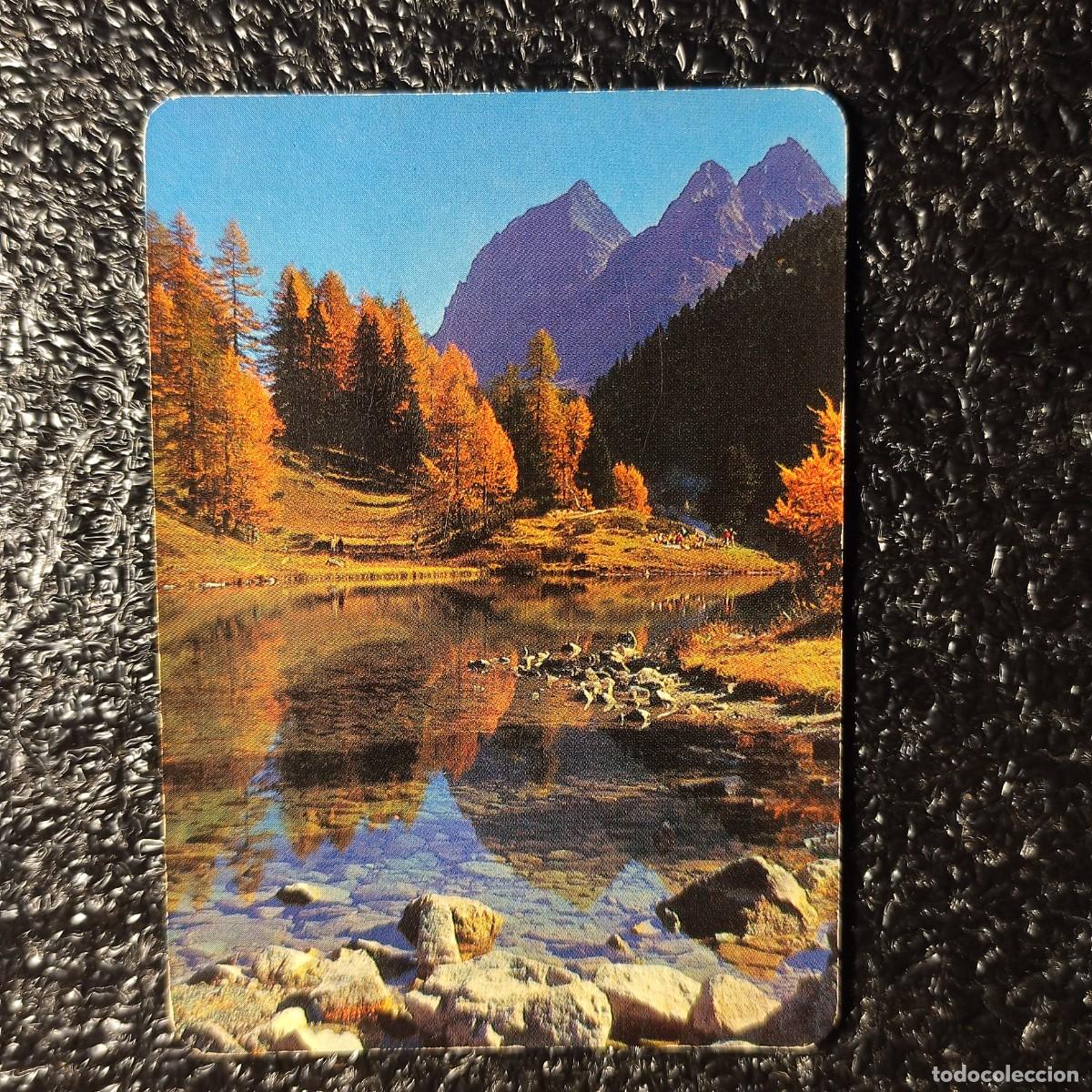 Calendarios: CALENDARIO DE BOLSILLO . Lago Palpuogna . Albula . Suiza * 1974 * CON PUBL. T4