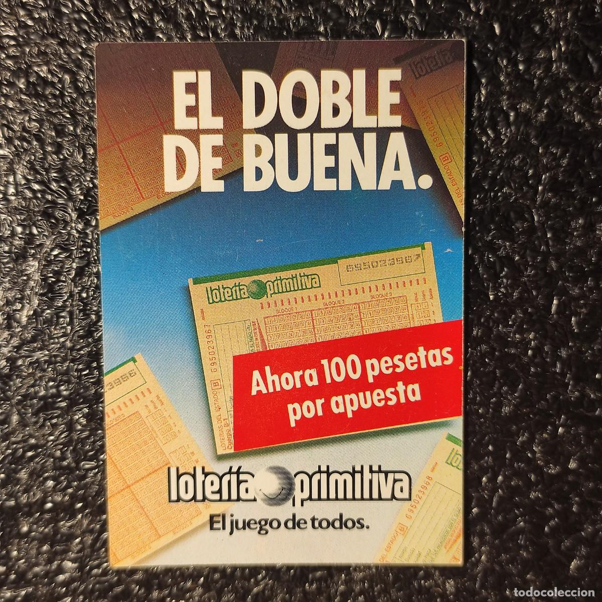 Calendarios: CALENDARIO DE BOLSILLO . LOTERIA PRIMITIVA 1988 ** T3