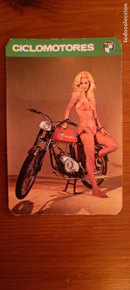 Calendarios: Calendario bolsillo - CICLOMOTORES PUCH - MOTO MUJER - A&Ntilde;O 1973