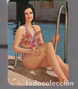 Calendarios: CALENDARIO BELLA SE&Ntilde;ORITA DE PUBLICIDAD DE LA CASA BAR LAS VEGAS BARCELONA A&Ntilde;O 1972