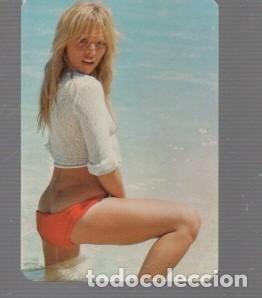 Calendarios: CALENDARIO BELLA SE&Ntilde;ORITA DE PUBLICIDAD DE LA CASA RECAMBIOS BARCELONA A&Ntilde;O 1975